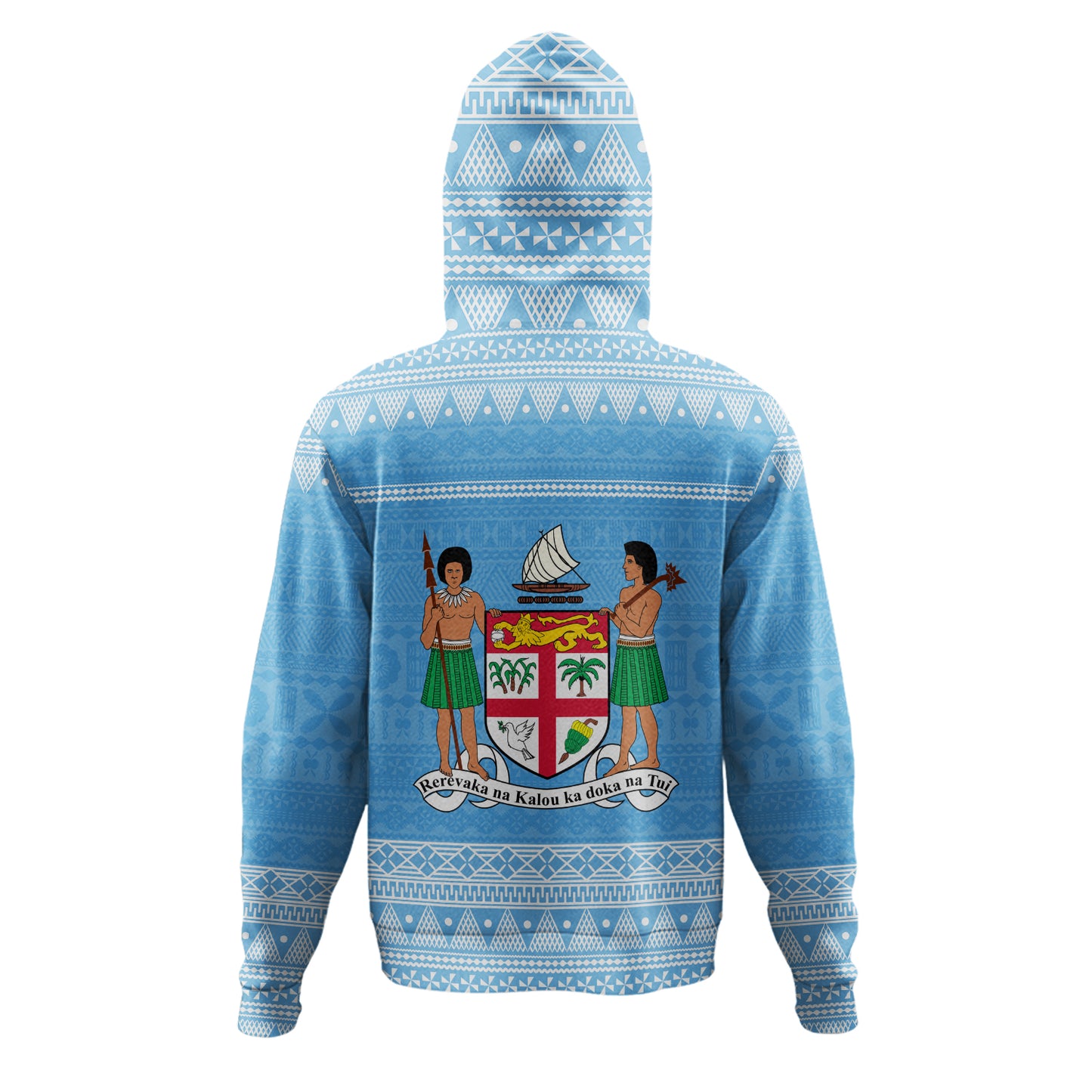 Fiji Hoodie Bula Coat Of Arm Of Fiji Polynesian