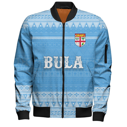 Fiji Bomber Jacket Bula Coat Of Arm Of Fiji Polynesian