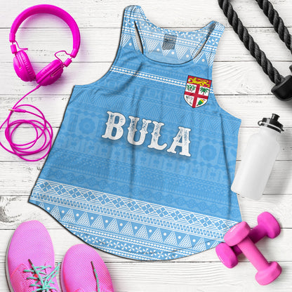 Fiji Women Tank Bula Coat Of Arm Of Fiji Polynesian