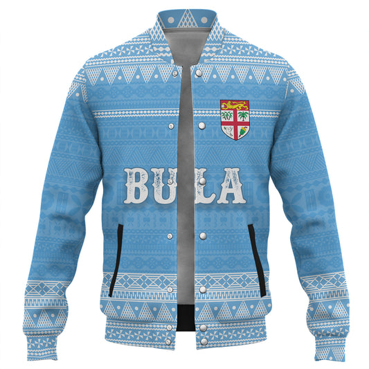 Fiji Baseball Jacket Bula Coat Of Arm Of Fiji Polynesian