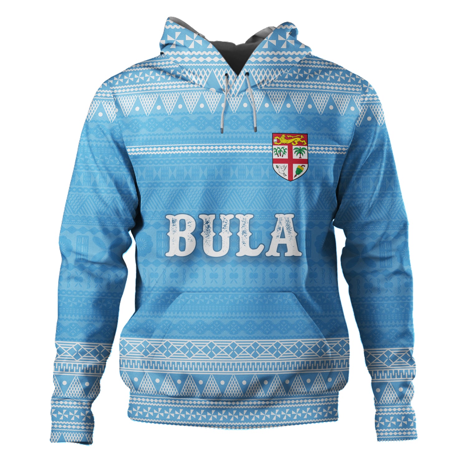 Fiji Hoodie Bula Coat Of Arm Of Fiji Polynesian