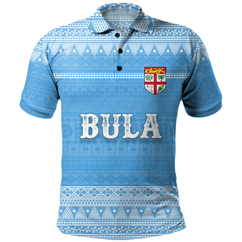 Fiji Polo Shirt Bula Coat Of Arm Of Fiji Polynesian