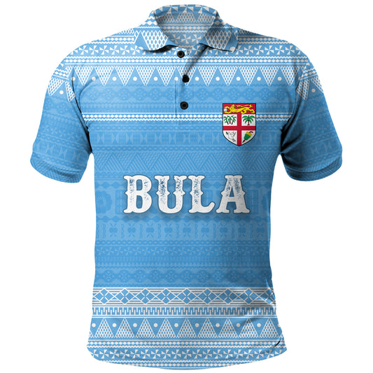 Fiji Polo Shirt Bula Coat Of Arm Of Fiji Polynesian
