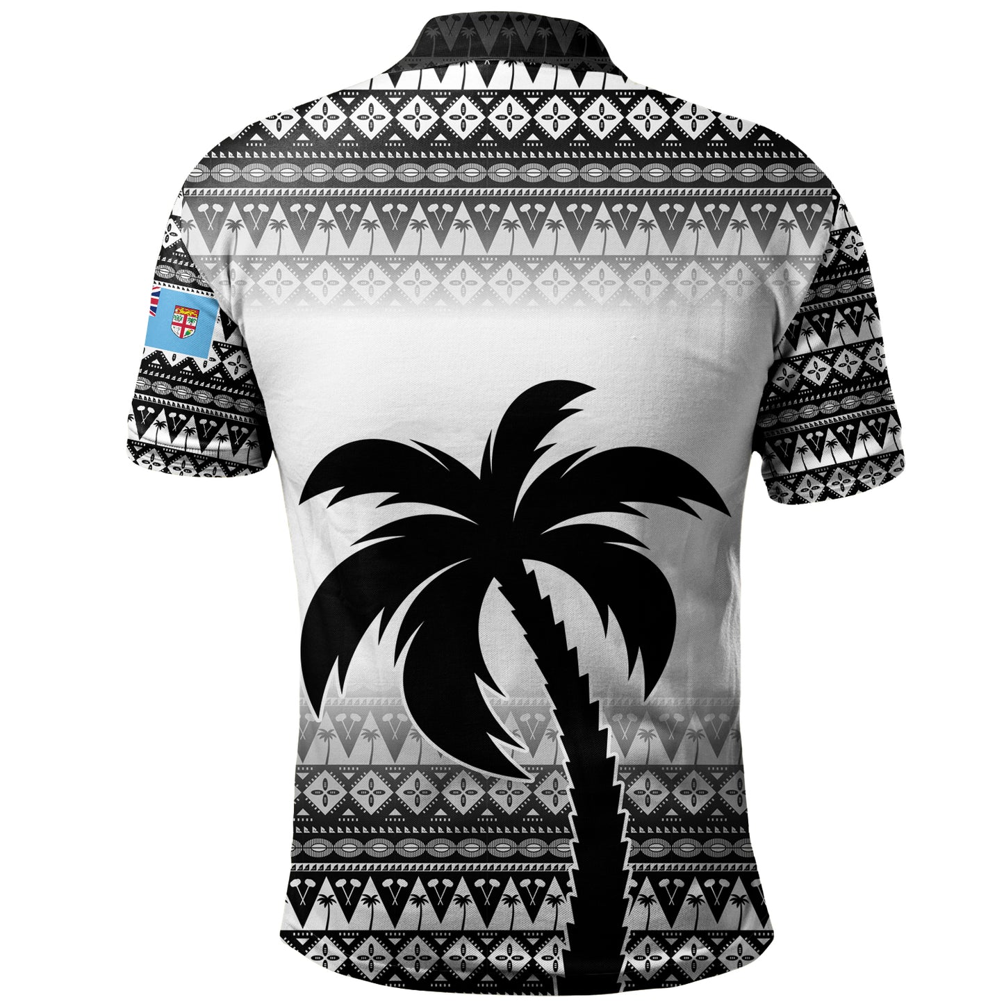 Fiji Polo Shirt Vintage Flying Fijians Rugby Tribal Pattern 2023
