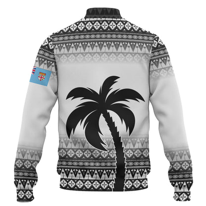 Fiji Baseball Jacket Vintage Flying Fijians Rugby Tribal Pattern 2023