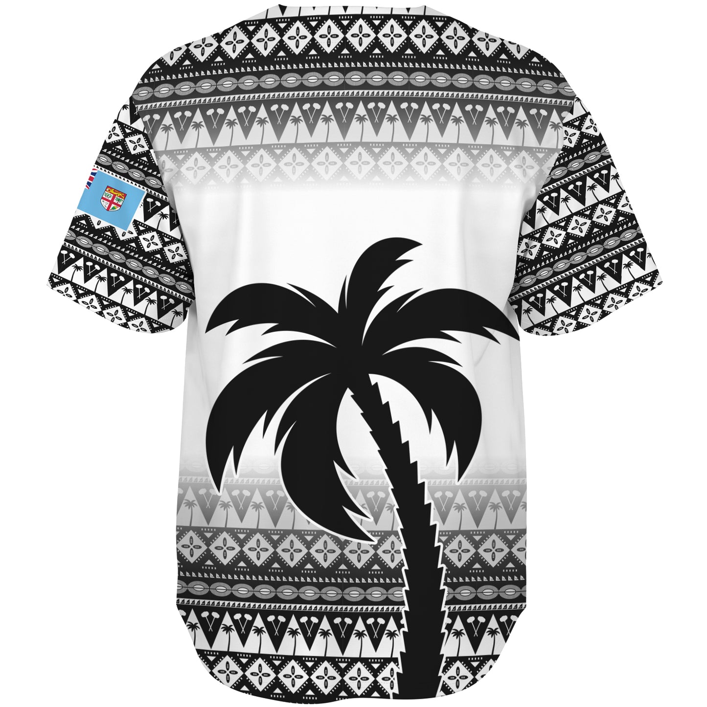 Fiji Baseball Shirt Vintage Flying Fijians Rugby Tribal Pattern 2023