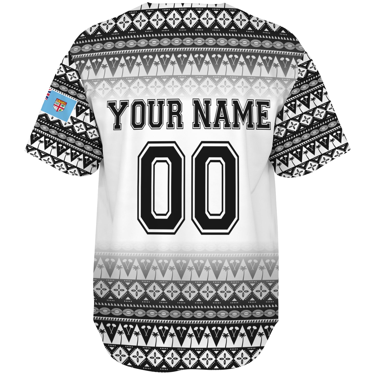 Fiji Baseball Shirt Vintage Flying Fijians Rugby Tribal Pattern 2023