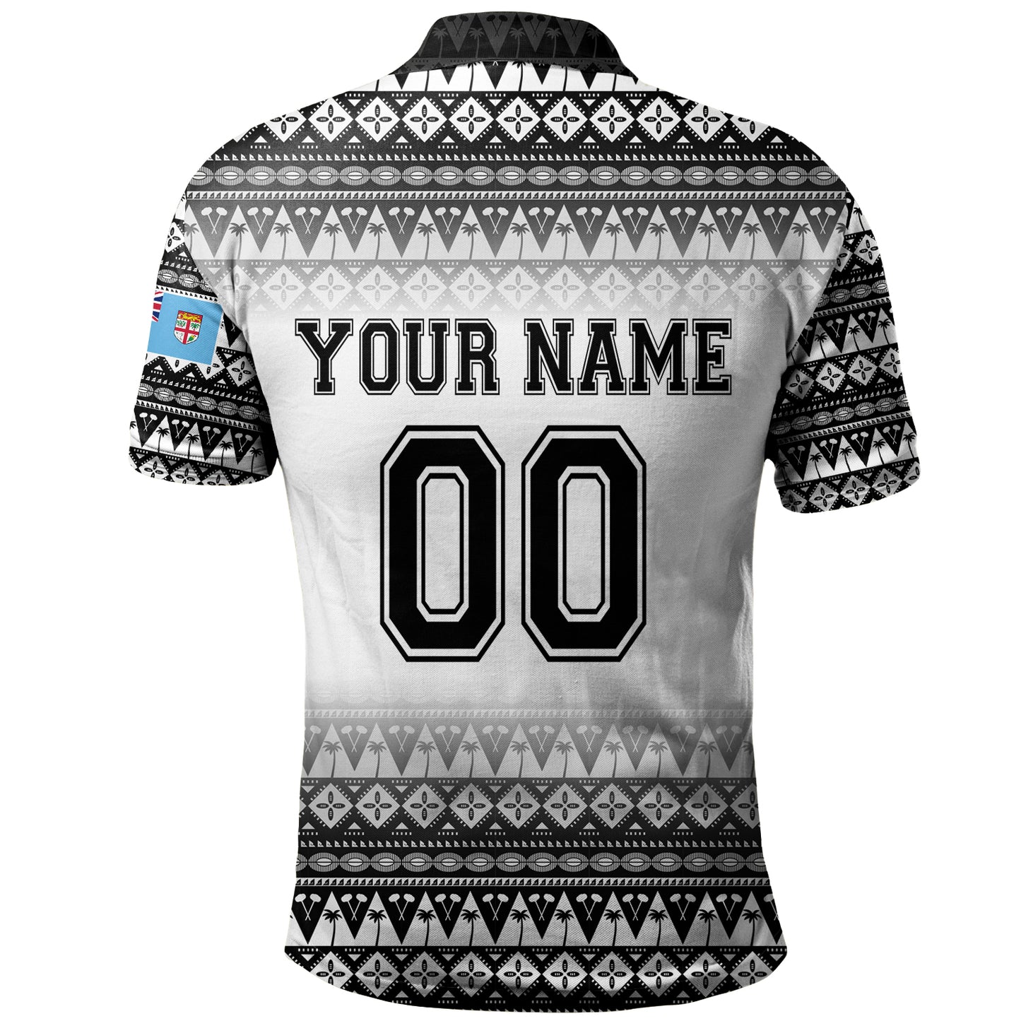 Fiji Polo Shirt Vintage Flying Fijians Rugby Tribal Pattern 2023