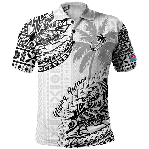 Fiji Polo Shirt Flying Fijians Polynesian Pattern 2023