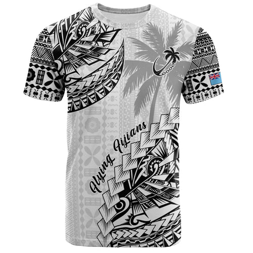 Fiji T-Shirt Flying Fijians Polynesian Pattern 2023