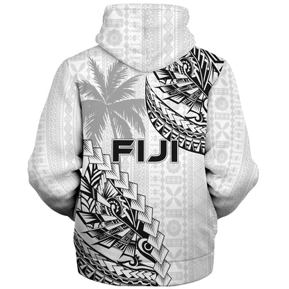 Fiji Sherpa Hoodie Flying Fijians Polynesian Pattern 2023