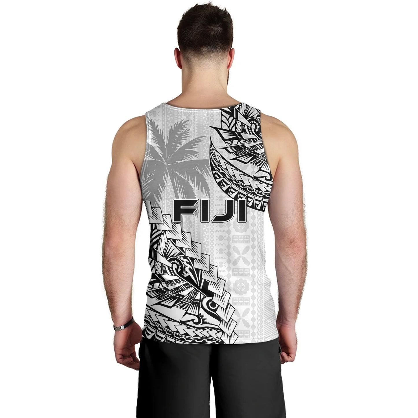 Fiji Tank Top Flying Fijians Polynesian Pattern 2023