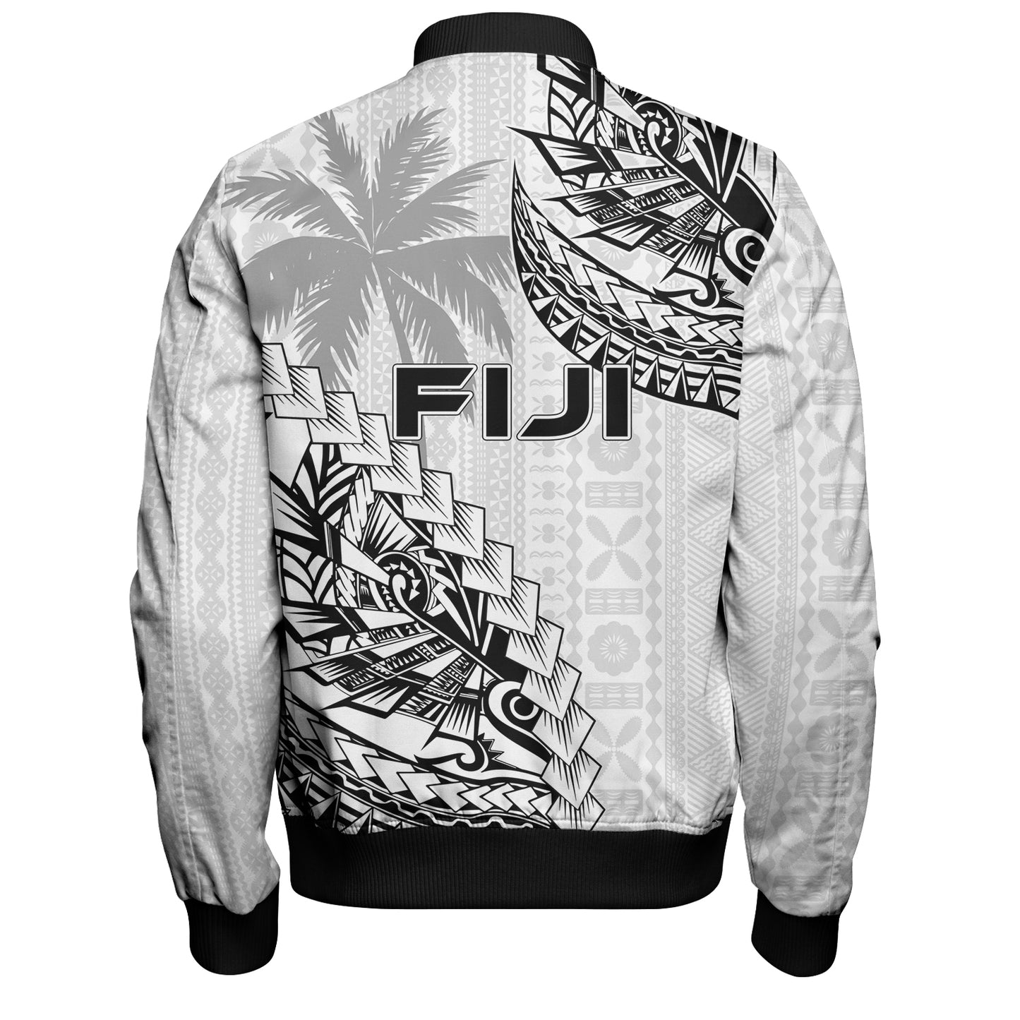 Fiji Bomber Jacket Flying Fijians Polynesian Pattern 2023