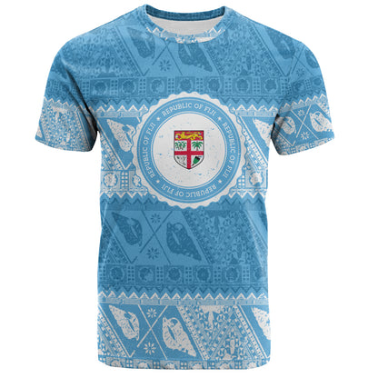 Fiji T-Shirt Tribal Pattern Vintage Style