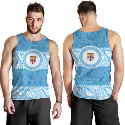 Fiji Tank Top Tribal Pattern Vintage Style