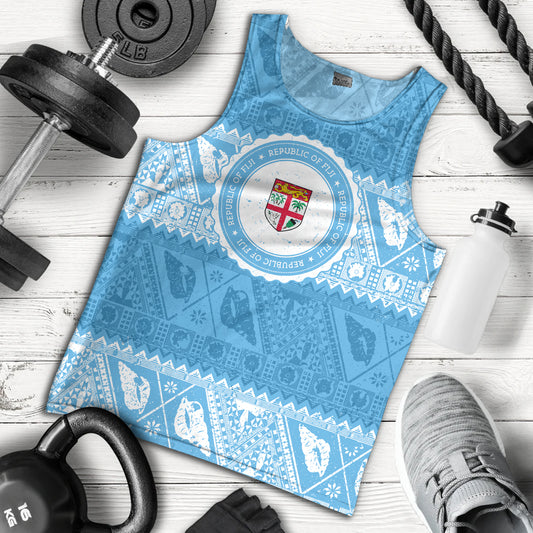 Fiji Tank Top Tribal Pattern Vintage Style