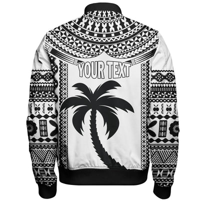 Fiji Bomber Jacket Flying Fijians Rugby Tribal Pattern 2023