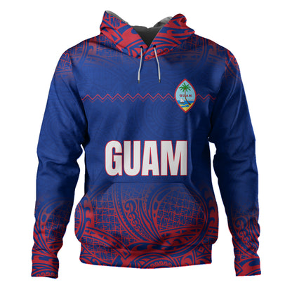 Guam Hoodie White Latte Stone Guam Polynesian