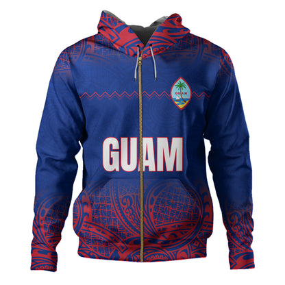 Guam Hoodie White Latte Stone Guam Polynesian