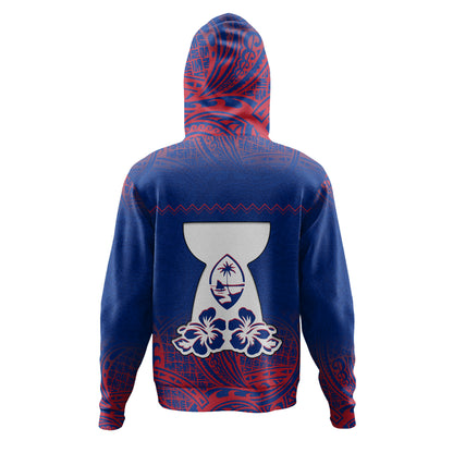 Guam Hoodie White Latte Stone Guam Polynesian