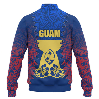 Guam Baseball Jacket Metgot Chamorro Latte Stone Guam Polynesian