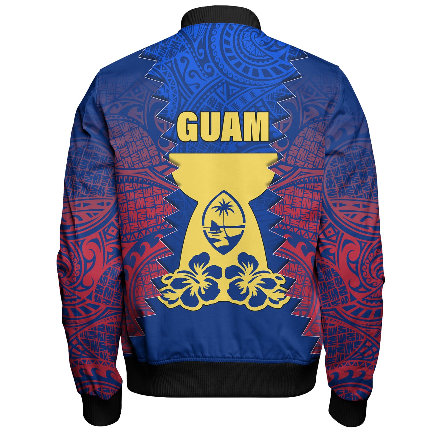 Guam Bomber Jacket Metgot Chamorro Latte Stone Guam Polynesian