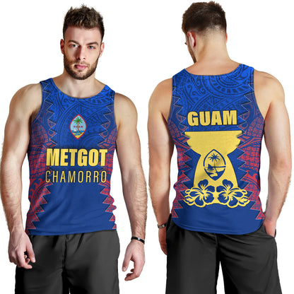 Guam Tank Top Metgot Chamorro Latte Stone Guam Polynesian