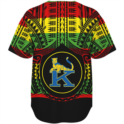 Hawaii Baseball Shirt Henry J. Kaiser High School Reggae Color Polynesian