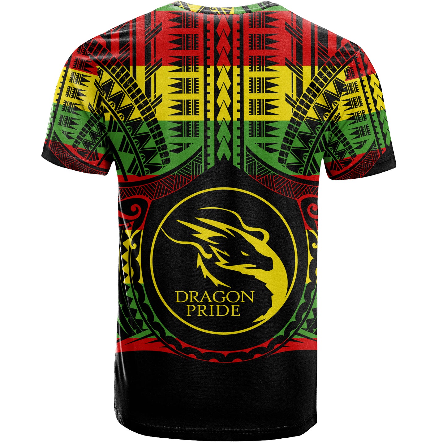 Hawaii T-Shirt HonokaÊ»a High & Intermediate School Reggae Color Polynesian
