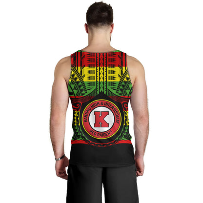 Hawaii Tank Top Kahuku High & Intermediate School Reggae Color Polynesian