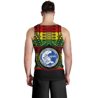 Hawaii Tank Top Kailua High School Reggae Color Polynesian