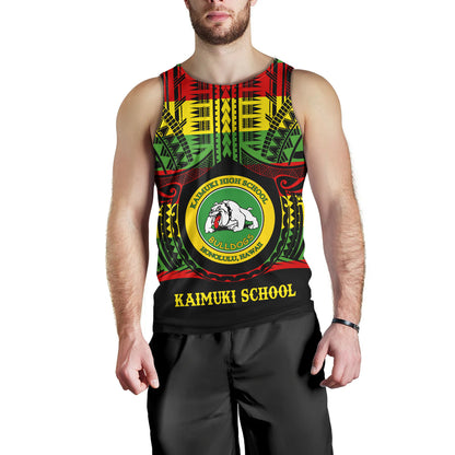Hawaii Tank Top Kaimuki High School Reggae Color Polynesian
