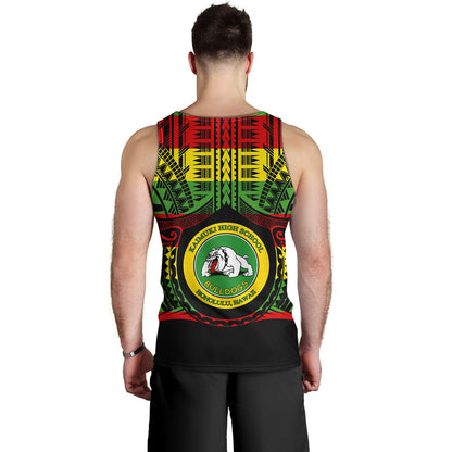 Hawaii Tank Top Kaimuki High School Reggae Color Polynesian