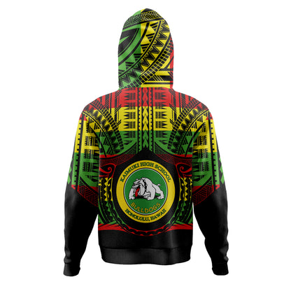 Hawaii Hoodie Kaimuki High School Reggae Color Polynesian