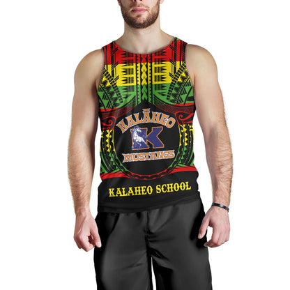 Hawaii Tank Top Kalaheo High School Reggae Color Polynesian
