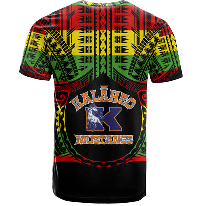 Hawaii T-Shirt Kalaheo High School Reggae Color Polynesian