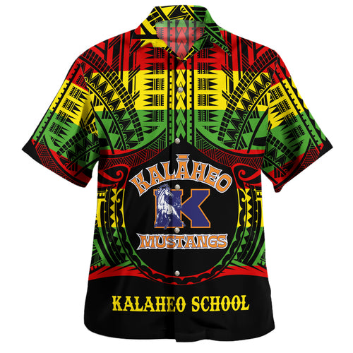 Hawaii Hawaiian Shirt Kalaheo High School Reggae Color Polynesian