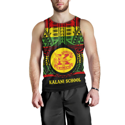 Hawaii Tank Top Kalani High School Reggae Color Polynesian