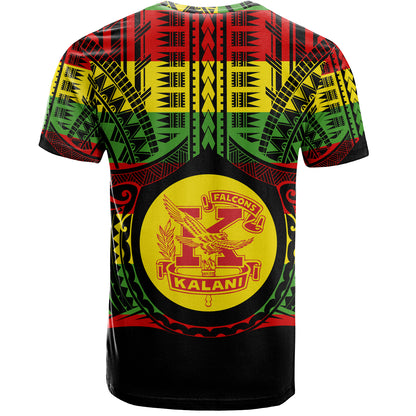 Hawaii T-Shirt Kalani High School Reggae Color Polynesian