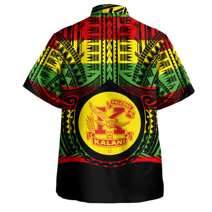 Hawaii Hawaiian Shirt Kalani High School Reggae Color Polynesian