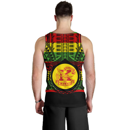 Hawaii Tank Top Kalani High School Reggae Color Polynesian