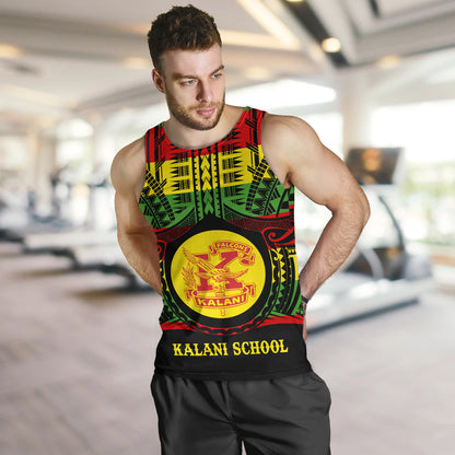 Hawaii Tank Top Kalani High School Reggae Color Polynesian