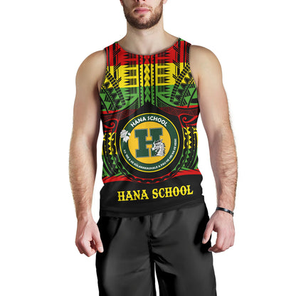 Hawaii Tank Top Hana High and Elementary School Reggae Color Polynesian