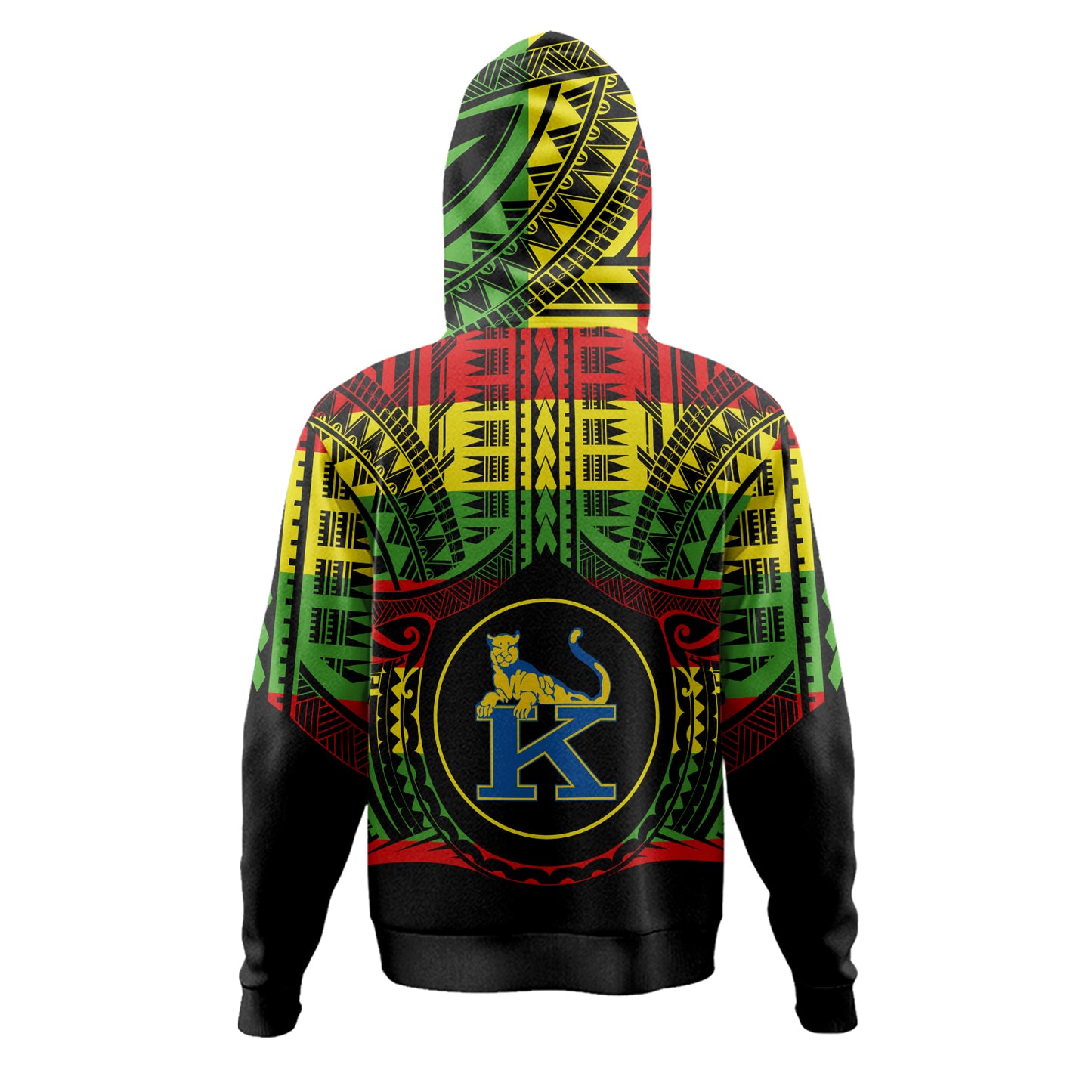 Hawaii Hoodie Henry J. Kaiser High School Reggae Color Polynesian