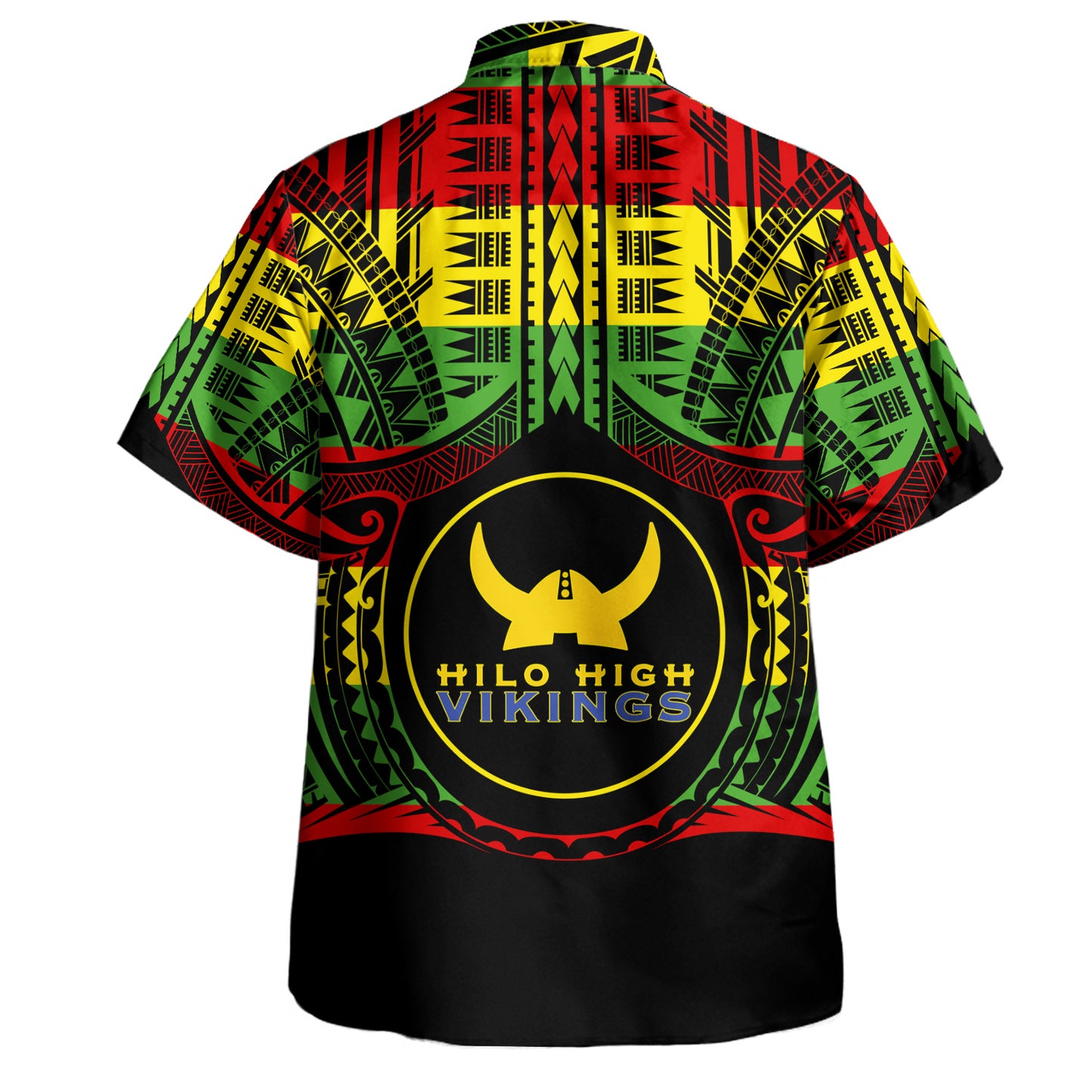 Hawaii Hawaiian Shirt Hilo High School Reggae Color Polynesian
