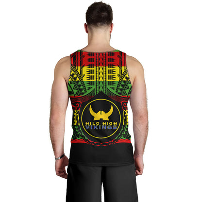 Hawaii Tank Top Hilo High School Reggae Color Polynesian