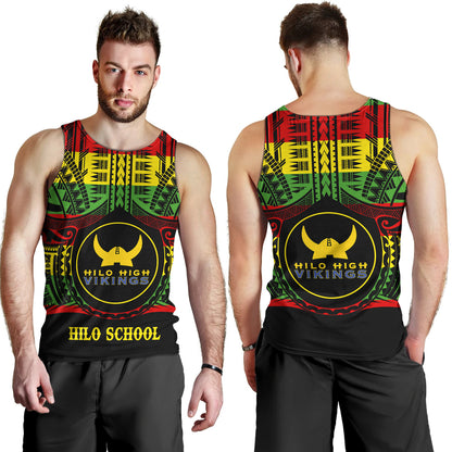 Hawaii Tank Top Hilo High School Reggae Color Polynesian