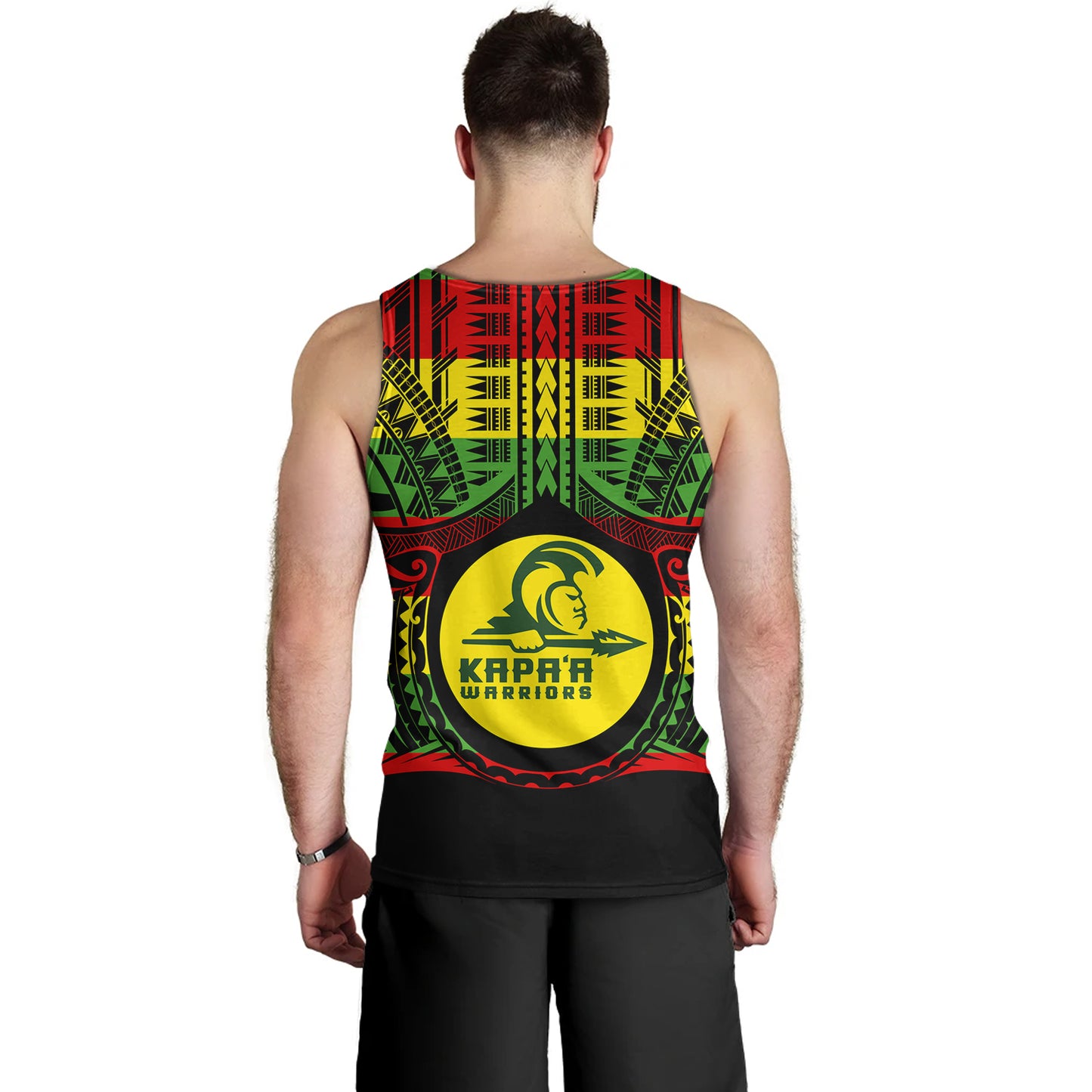 Hawaii Tank Top Kapaa High School Reggae Color Polynesian