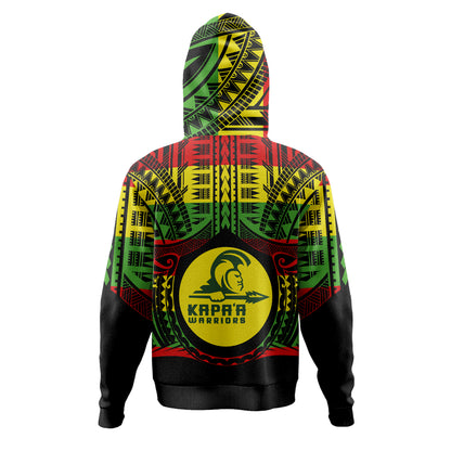 Hawaii Hoodie Kapaa High School Reggae Color Polynesian