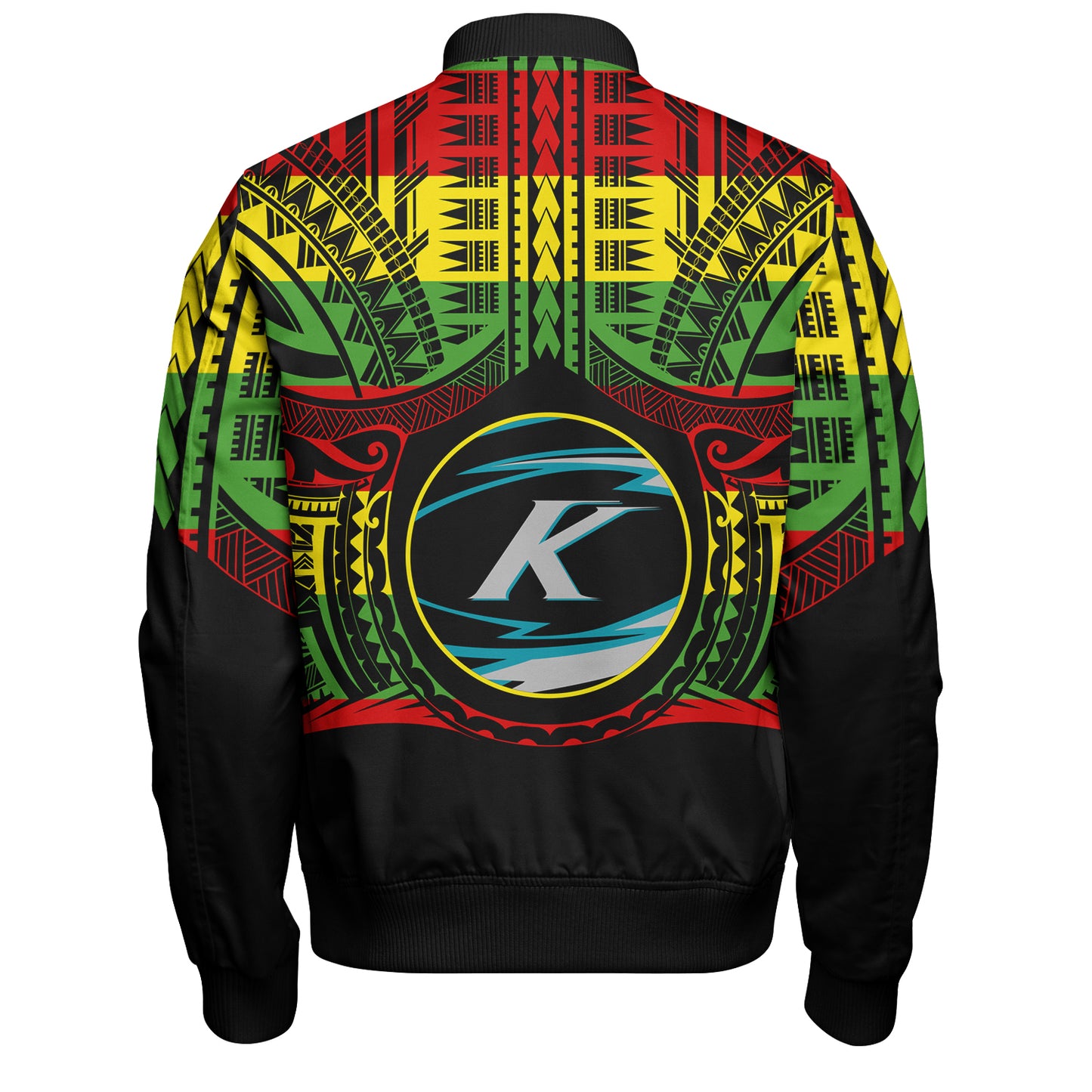Hawaii Bomber Jacket Kapolei High School Reggae Color Polynesian
